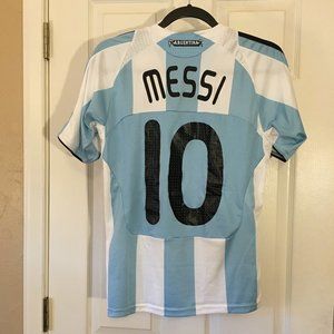 Messi #10 Argentina Adidas Jersey Youth L
